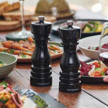 Cole & Mason London Black Gloss Salt & Pepper Mills 7
